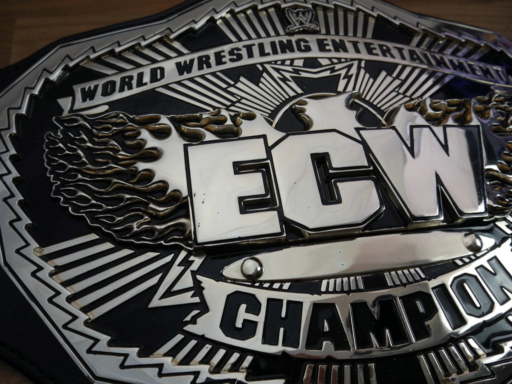 READY TO SHIP: Releathered 2008 ECW Adult-Sized Replica Belt