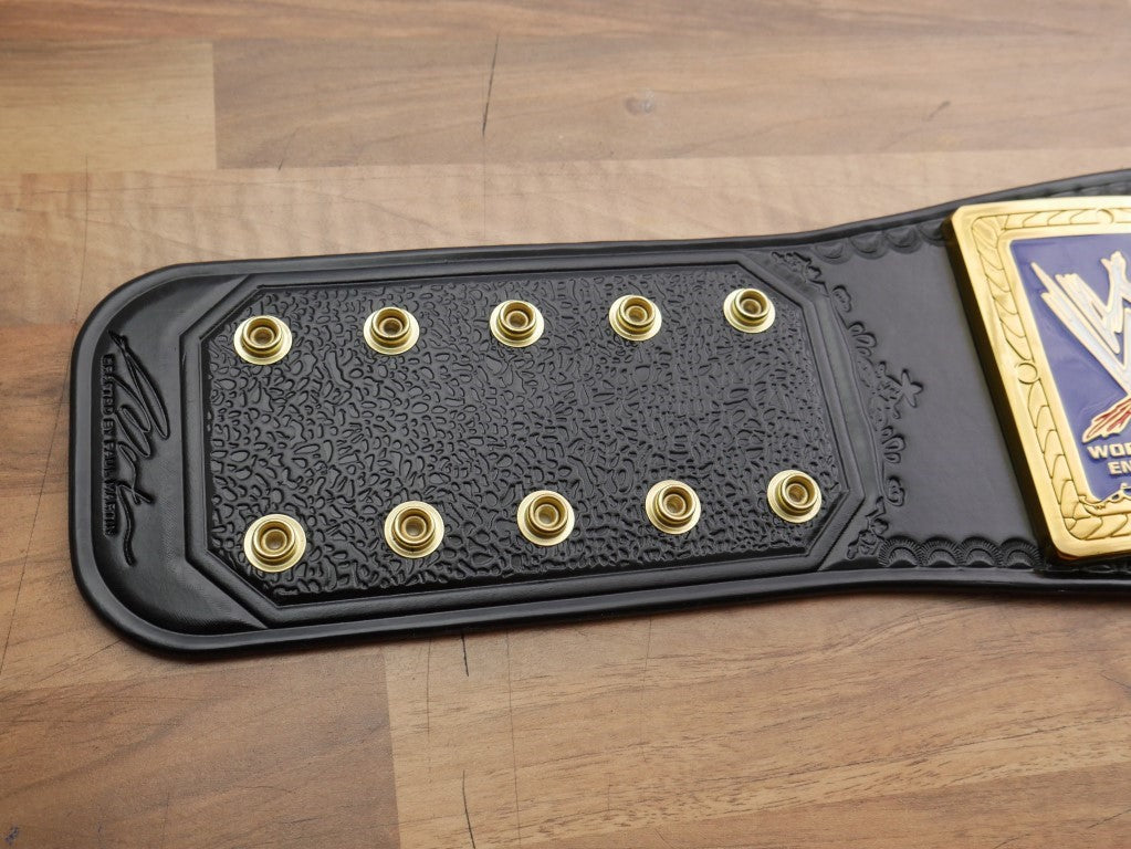 READY TO SHIP: Releathered Ruthless Aggression SmackDown Tag Team Adult-Sized Replica Belt