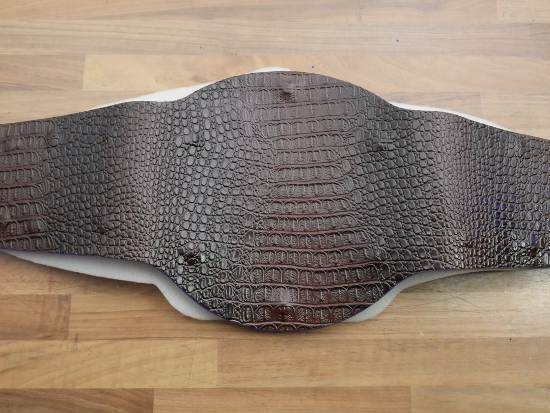 READY TO SHIP: Releathered & Restoned Blue Big Eagle Adult-Sized Replica Belt