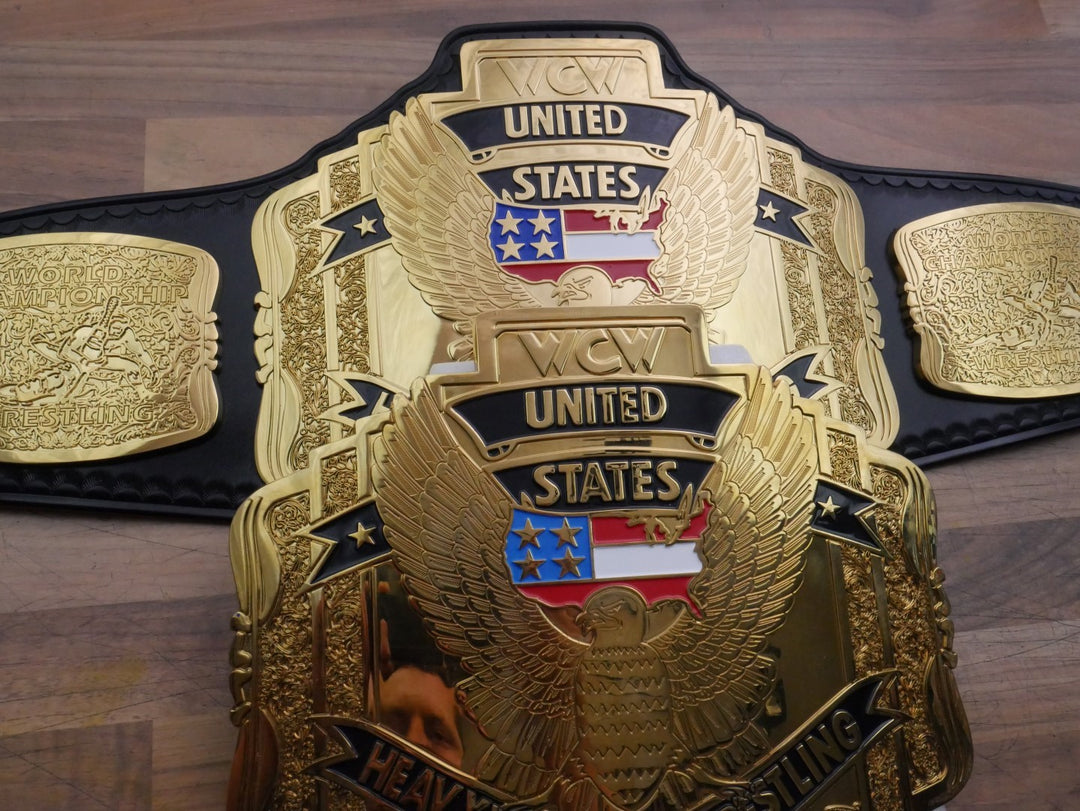 READY TO SHIP: Releathered & Repainted WCW United States Championship Adult-Sized Replica Belt