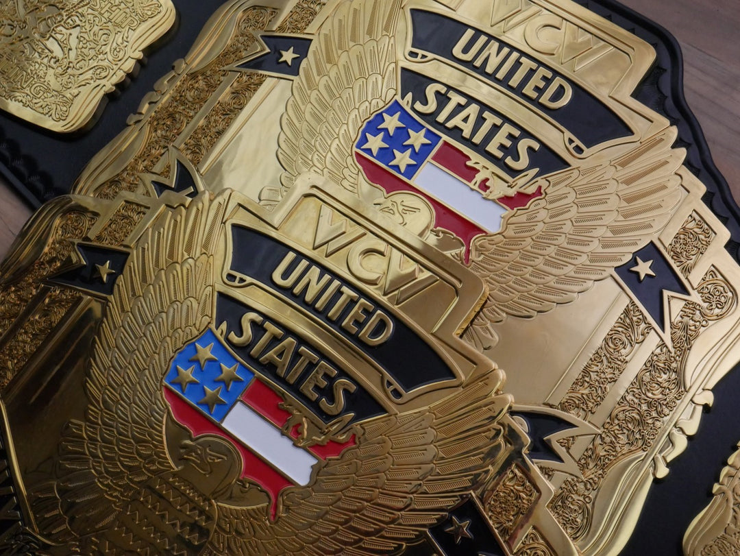 READY TO SHIP: Releathered & Repainted WCW United States Championship Adult-Sized Replica Belt