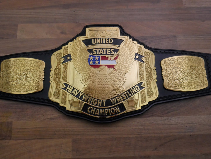 READY TO SHIP: Releathered & Repainted WCW United States Championship Adult-Sized Replica Belt