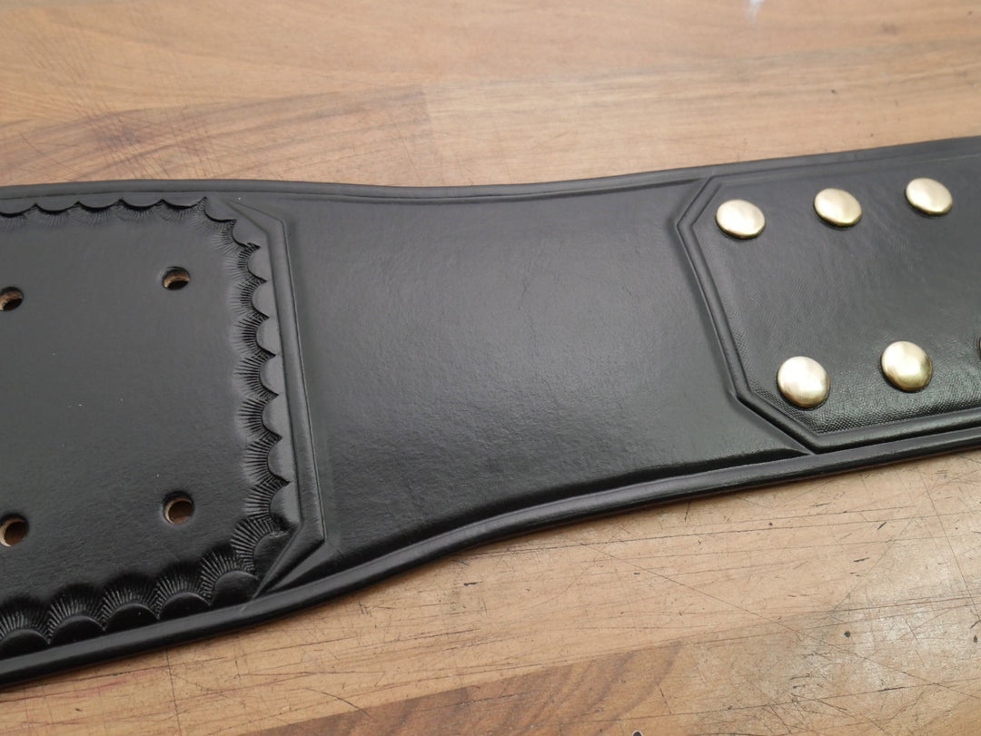 Smoking Skull Championship Adult Sized Replica Belt Real Leather Send Out Strap