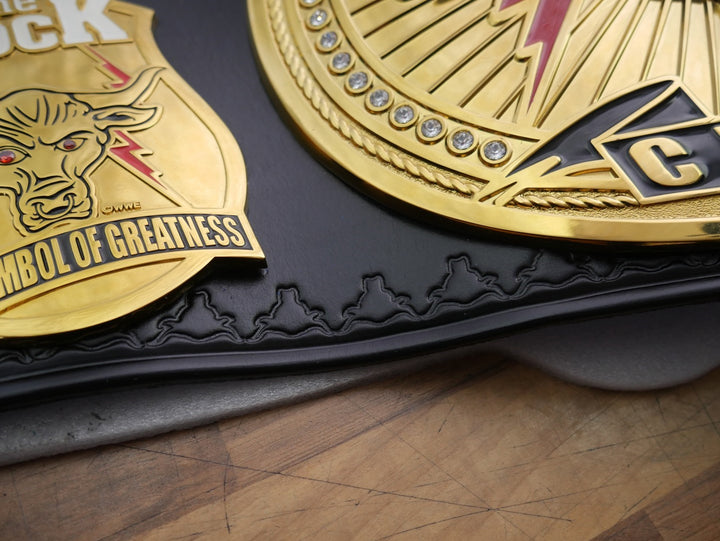 READY TO SHIP: Releathered & Restoned Brahma Bull Adult-Size Replica Belt