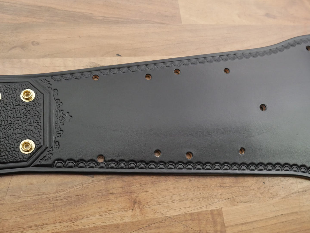 READY TO SHIP: Oval Intercontinental Championship 2x5 2x5 Replica Belt Real Leather Send Out Strap