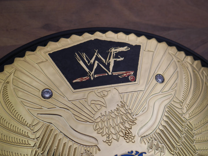 READY TO SHIP: Releathered & Restoned Original 2001 'F-Logo' Figs Inc. Big Eagle Replica Title Belt