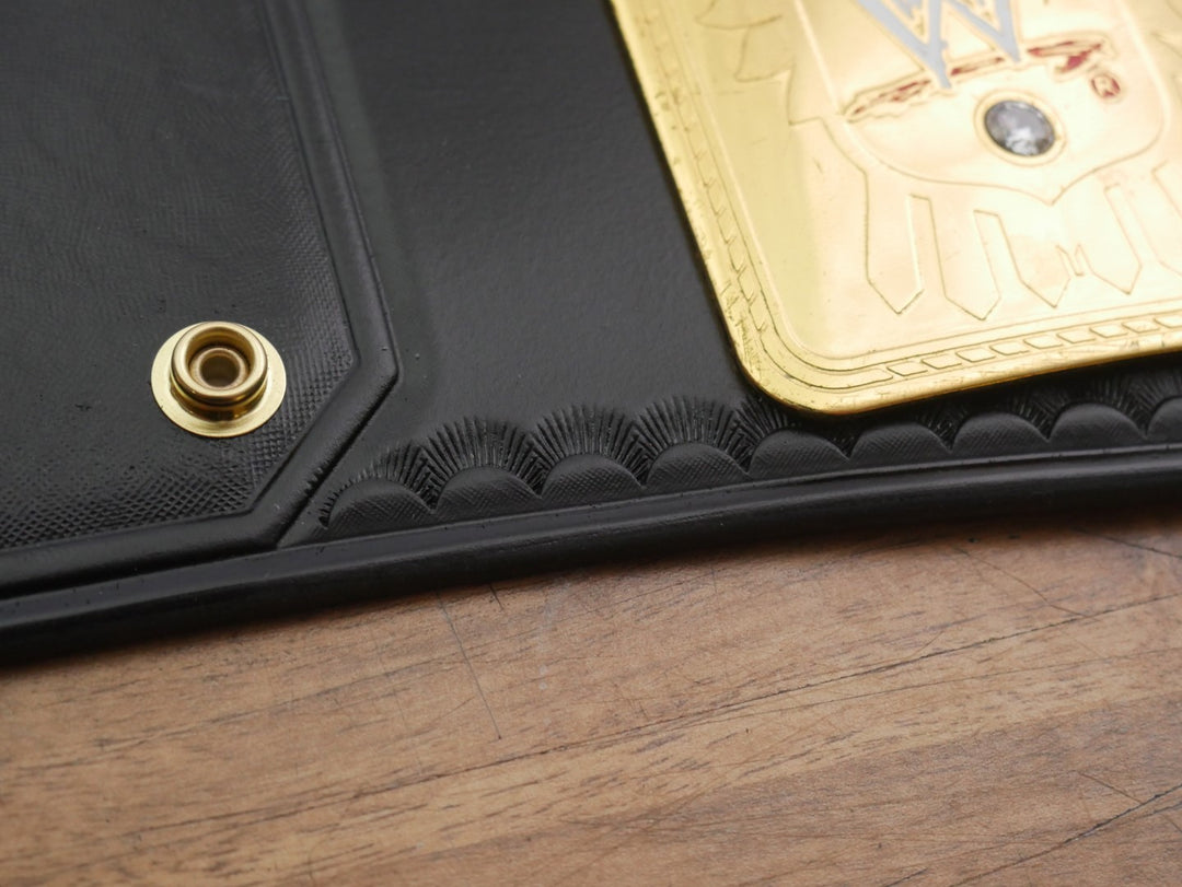 READY TO SHIP: Releathered & Restoned Original 2001 'F-Logo' Figs Inc. Big Eagle Replica Title Belt