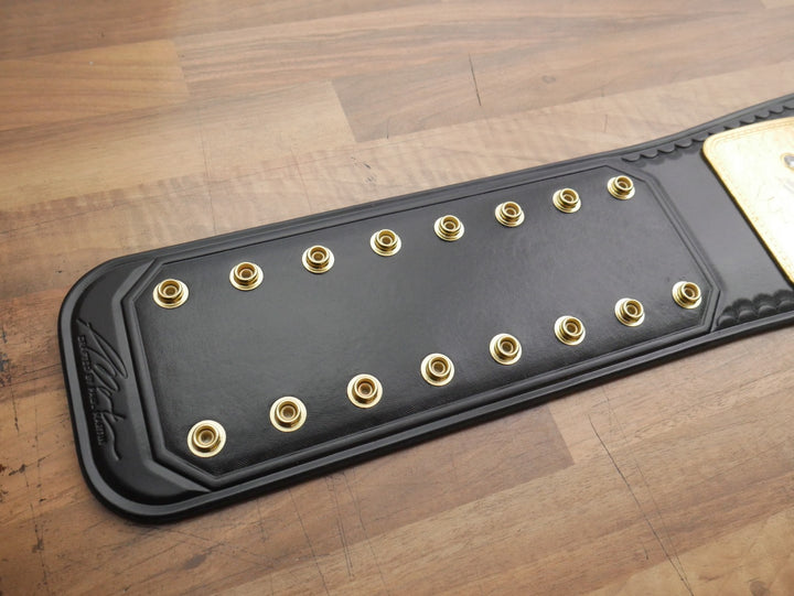 READY TO SHIP: Releathered & Restoned Original 2001 'F-Logo' Figs Inc. Big Eagle Replica Title Belt