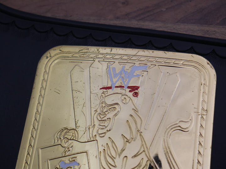 READY TO SHIP: Releathered & Restoned Original 2001 'F-Logo' Figs Inc. Big Eagle Replica Title Belt