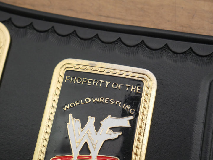 READY TO SHIP: Releathered & Restoned Original 2001 'F-Logo' Figs Inc. Big Eagle Replica Title Belt