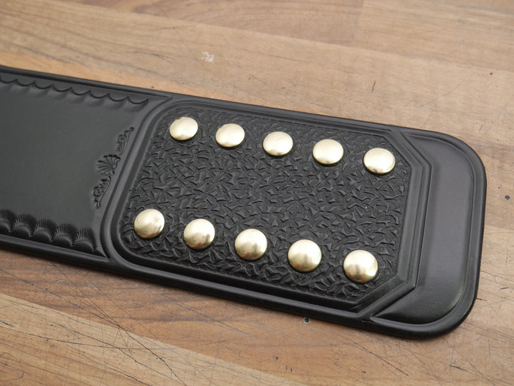 READY TO SHIP: Releathered & Restoned 2mm World Heavyweight Big Gold Championship Replica Title Belt