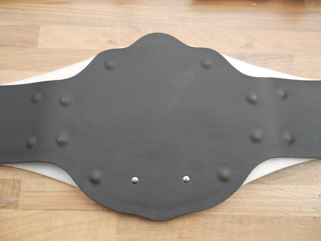 READY TO SHIP: Releathered & Restoned 2mm World Heavyweight Big Gold Championship Replica Title Belt