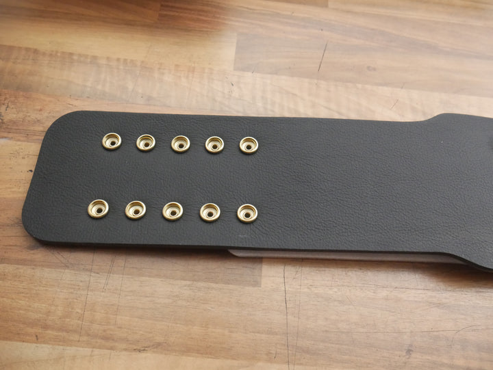 READY TO SHIP: Releathered & Restoned 2mm World Heavyweight Big Gold Championship Replica Title Belt