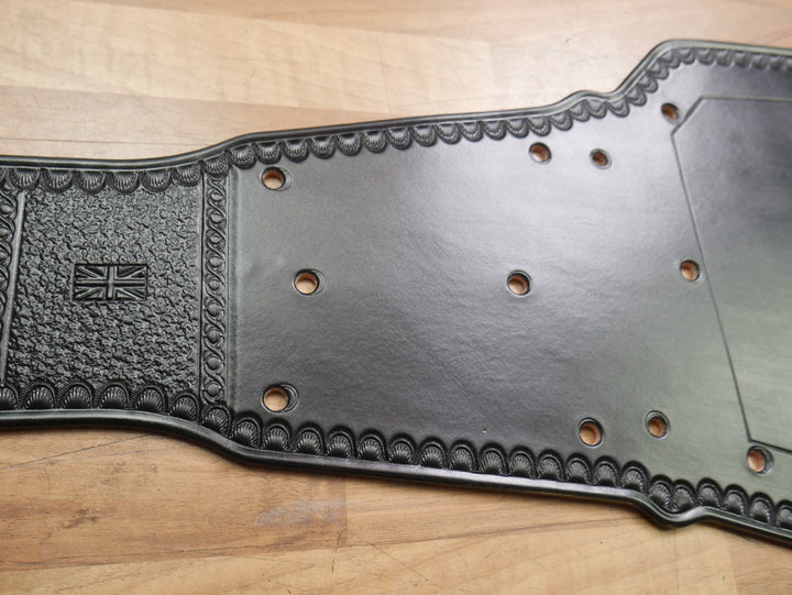 READY TO SHIP: United Kingdom Replica Title Belt Real Leather Send Out Strap