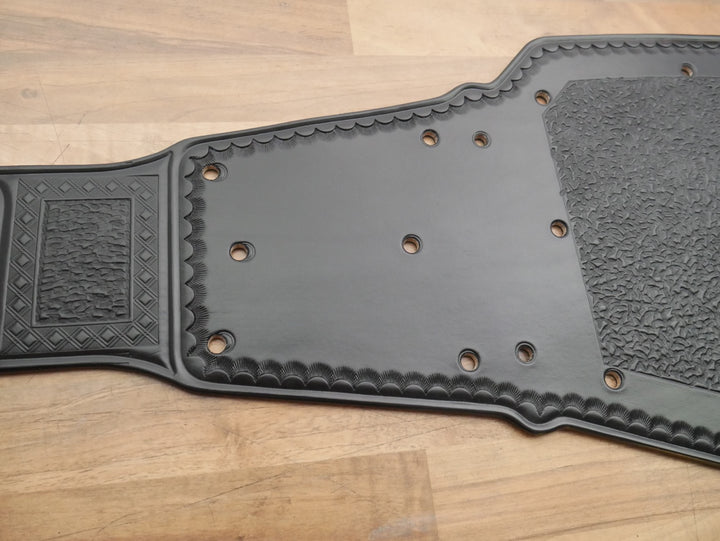 READY TO SHIP: 2013 Scratch Championship Replica Title Belt Real Leather Send Out Strap