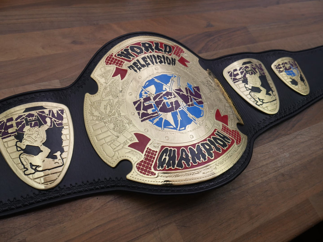 READY TO SHIP: Releathered ECW TV Championship Replica Title Belt