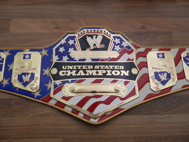 READY TO SHIP: Releathered Flag Strap United States Championship Replica Title Belt