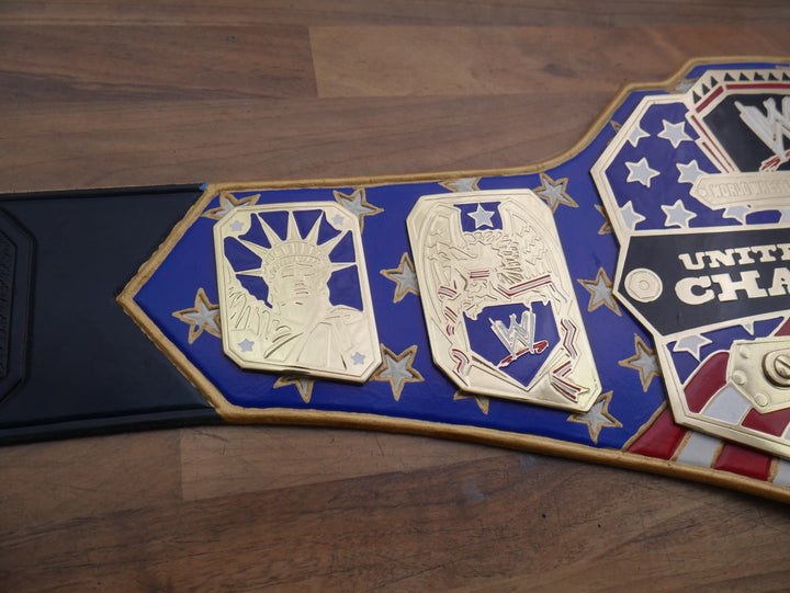 READY TO SHIP: Releathered Flag Strap United States Championship Replica Title Belt
