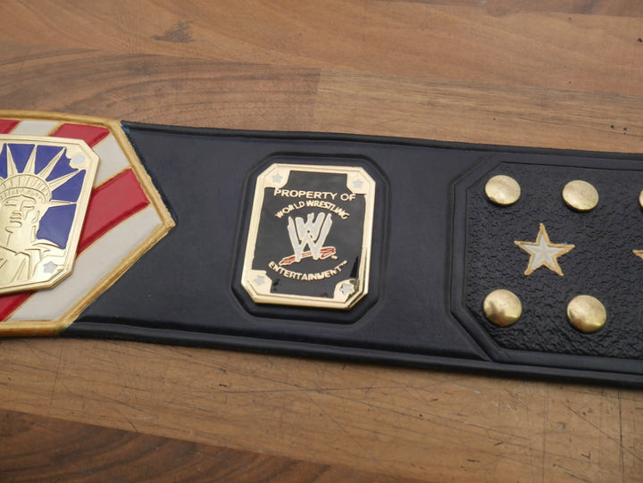 READY TO SHIP: Releathered Flag Strap United States Championship Replica Title Belt