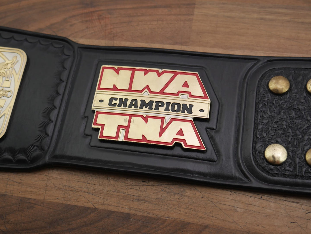 READY TO SHIP: Releathered Premier NWA TNA X Division Championship Replica Title Belt