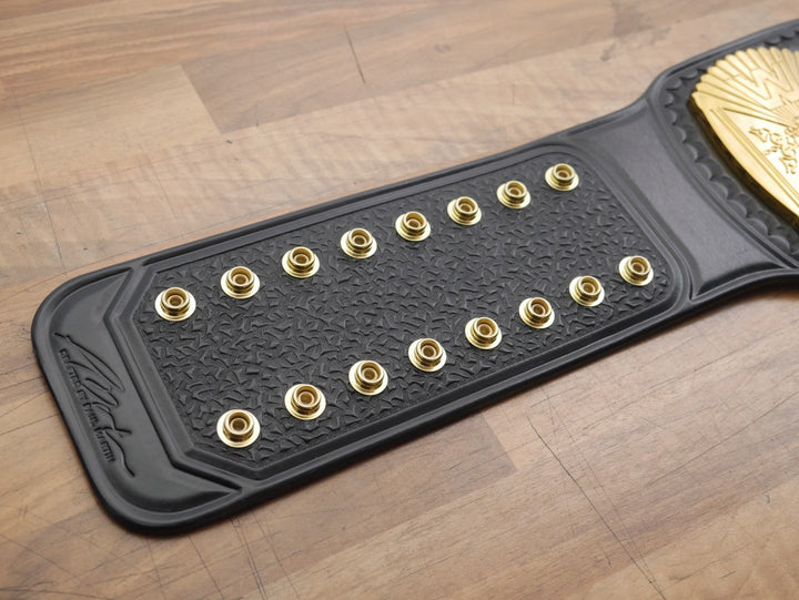 READY TO SHIP: Releathered All Gold Winged Eagle Championship Replica Title Belt