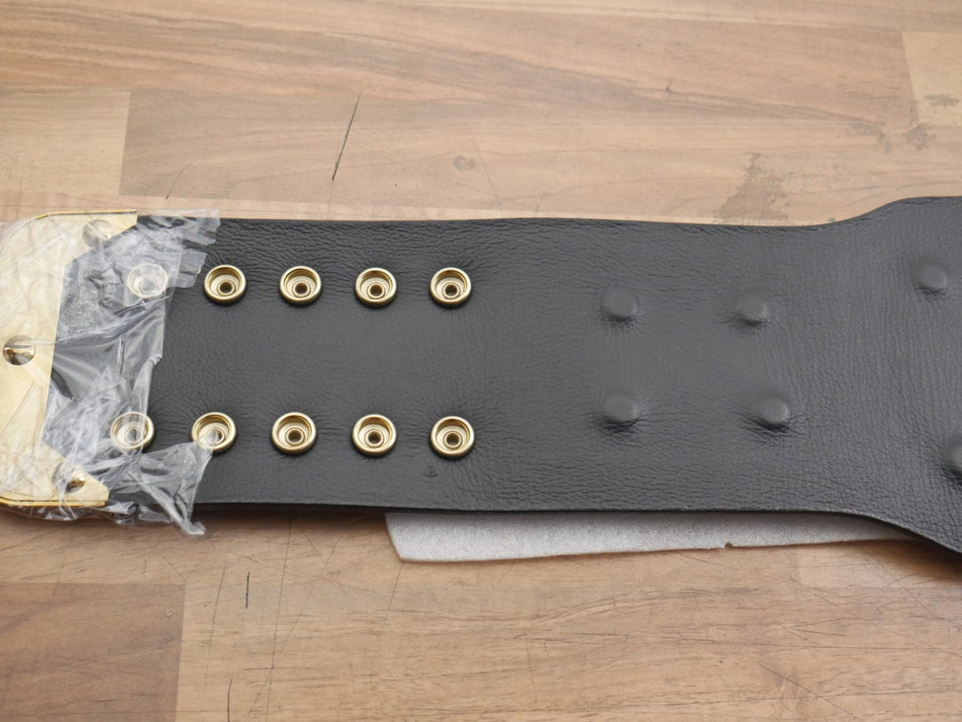 READY TO SHIP: Releathered All Gold Winged Eagle Championship Replica Title Belt