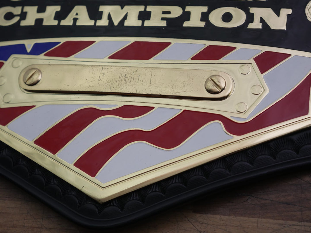 READY TO SHIP: Releathered Figs Inc. United States Championship Replica Title Belt