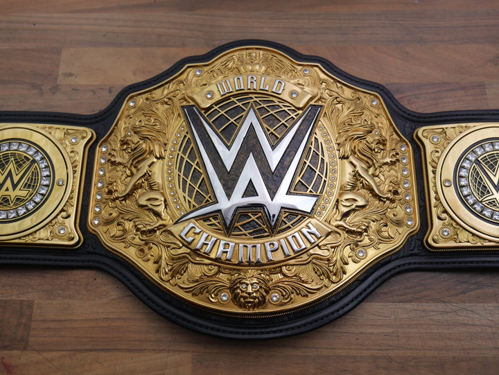 READY TO SHIP: Releathered &amp; Restoned World Heavyweight Championship Replica Title Belt