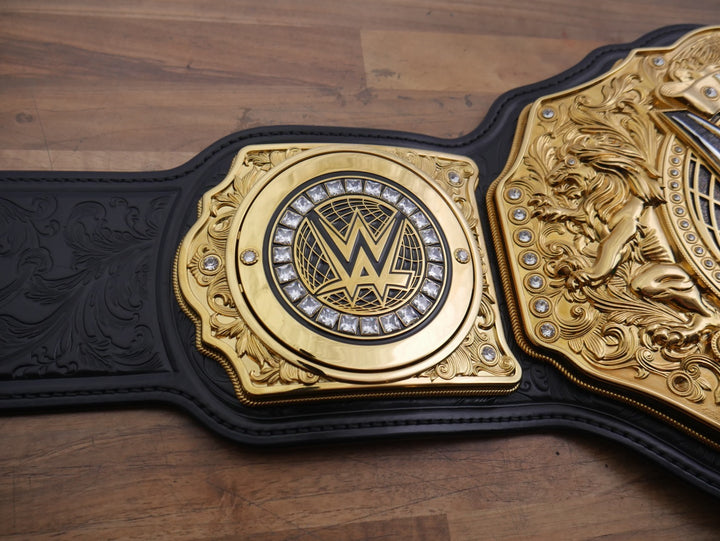 READY TO SHIP: Releathered &amp; Restoned World Heavyweight Championship Replica Title Belt