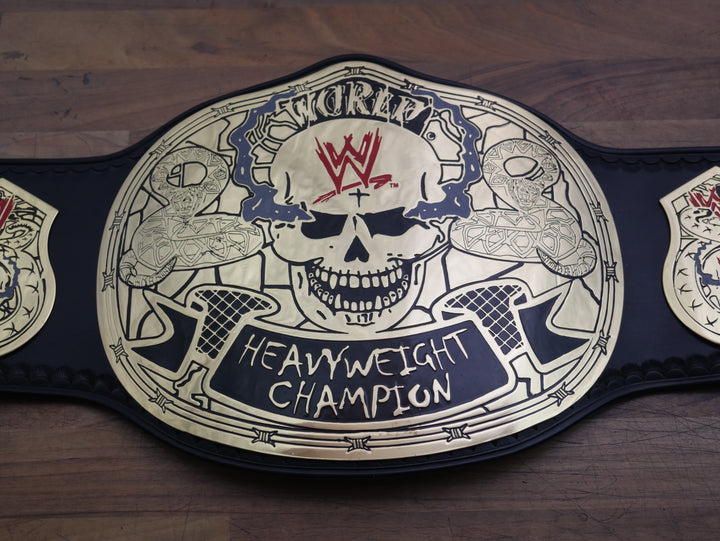 READY TO SHIP: Releathered Figs Inc. Smoking Skull Championship Replica Title Belt