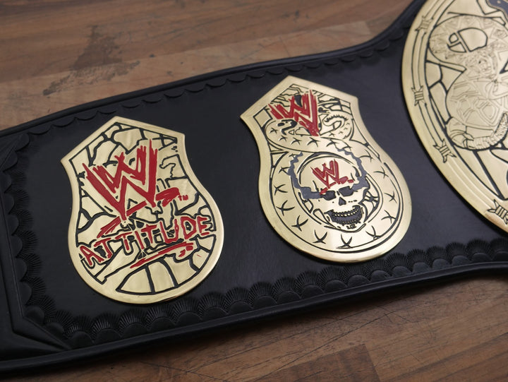 READY TO SHIP: Releathered Figs Inc. Smoking Skull Championship Replica Title Belt
