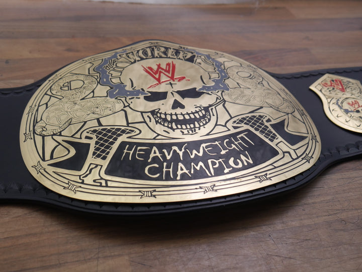 READY TO SHIP: Releathered Figs Inc. Smoking Skull Championship Replica Title Belt