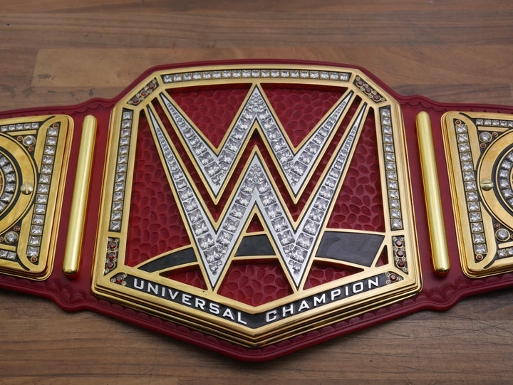 READY TO SHIP: TV Upgraded Red Universal Championship Replica Title Belt