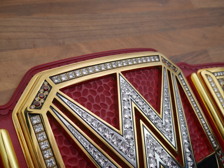 READY TO SHIP: TV Upgraded Red Universal Championship Replica Title Belt