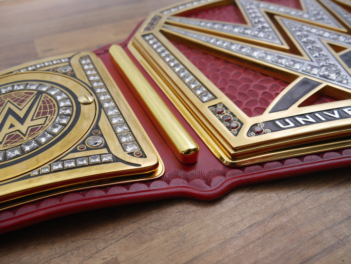 READY TO SHIP: TV Upgraded Red Universal Championship Replica Title Belt