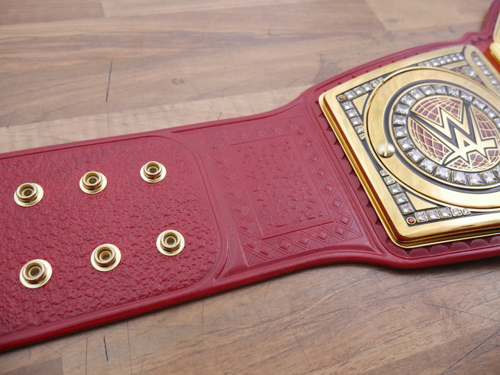 READY TO SHIP: TV Upgraded Red Universal Championship Replica Title Belt