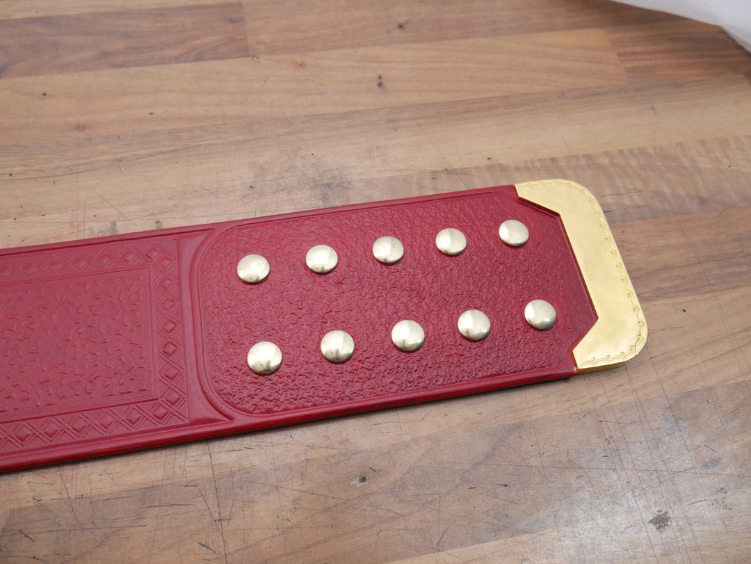READY TO SHIP: TV Upgraded Red Universal Championship Replica Title Belt