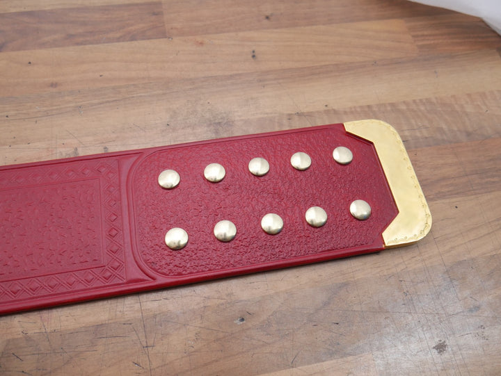 READY TO SHIP: TV Upgraded Red Universal Championship Replica Title Belt