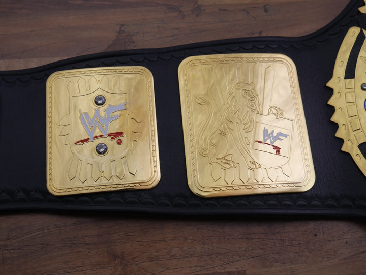READY TO SHIP: Releathered &amp; Restoned Figs Inc. Big Eagle Championship Replica Title Belt