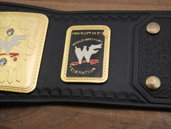 READY TO SHIP: Releathered &amp; Restoned Figs Inc. Big Eagle Championship Replica Title Belt