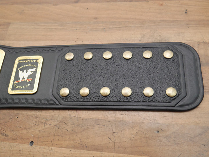READY TO SHIP: Releathered &amp; Restoned Figs Inc. Big Eagle Championship Replica Title Belt