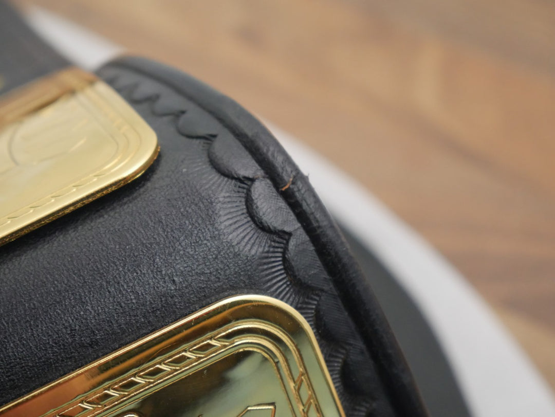 READY TO SHIP: Releathered &amp; Restoned Figs Inc. Big Eagle Championship Replica Title Belt