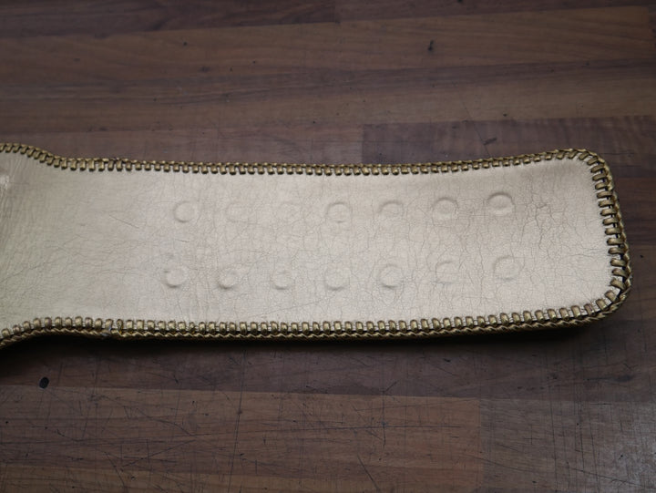 READY TO SHIP: Releathered &amp; Restoned Fully Upgraded Custom Undertaker "Big Logo" Championship Replica Title Belt
