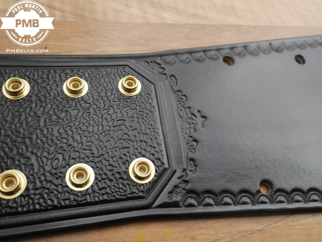 Attitude Era/Ruthless Aggression 'Oval' Intercontinental Adult Sized Replica Belt Real Leather Send Out Strap