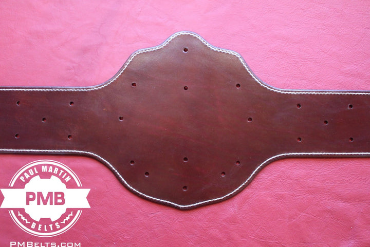 Fandu Standard Big Gold WCW Style Replica Belt Real Leather Send Out Strap