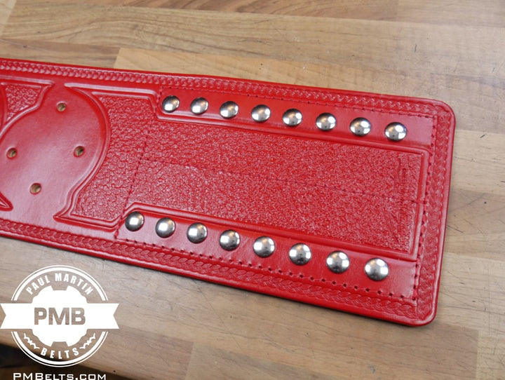 Penny Silver Red Tag Team Championship Adult Sized Replica Belt Real Leather Send Out Strap