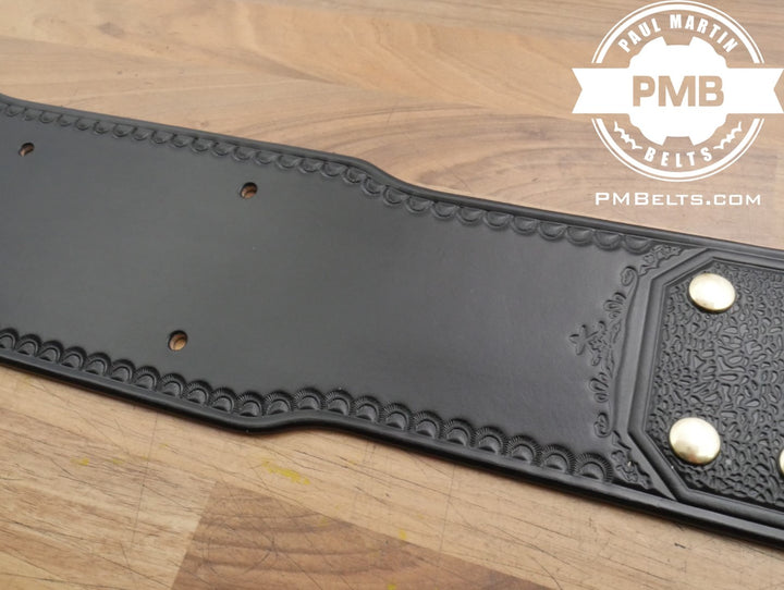 2mm/4mm Big Gold World Heavyweight Adult Sized Replica Belt Real Leather Send Out Strap