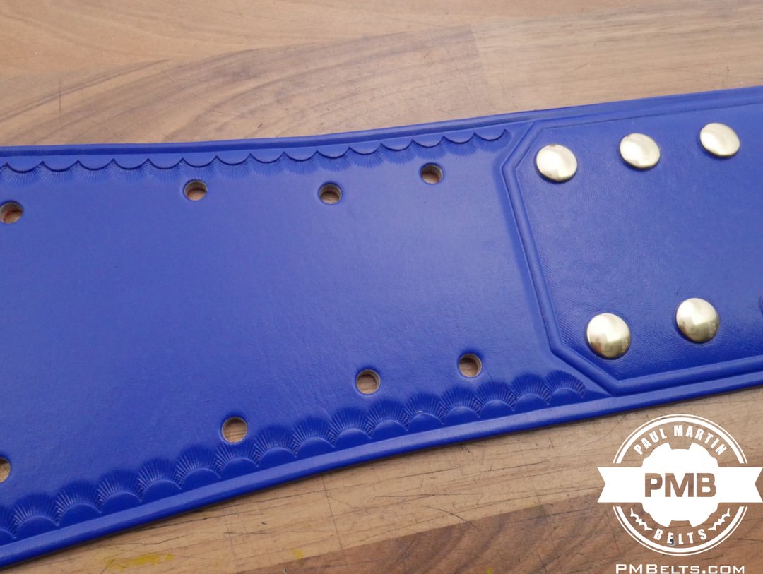 Blue Big Eagle Adult Sized Replica Belt Real Leather Send Out Strap