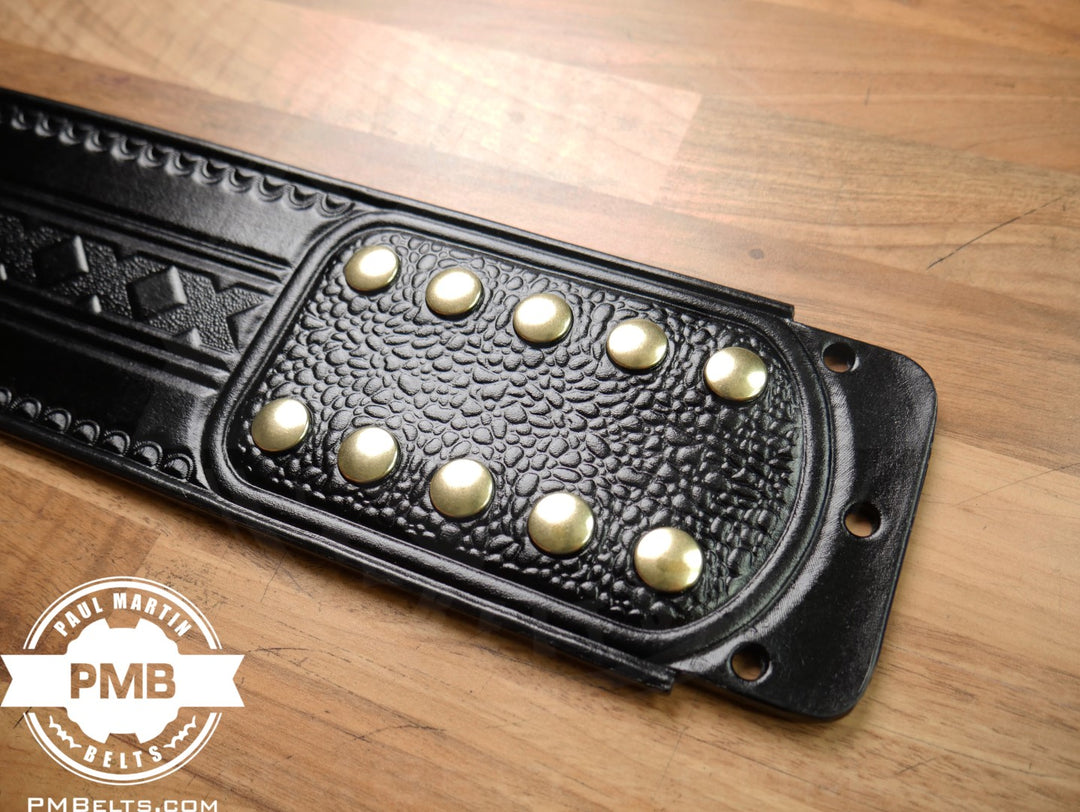 NXT Black & Gold Championship Adult Sized Replica Belt Real Leather Send Out Strap
