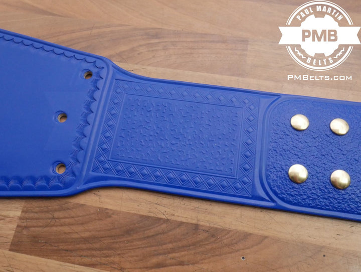 Universal Blue Adult Size Replica Belt Real Leather Send Out Strap